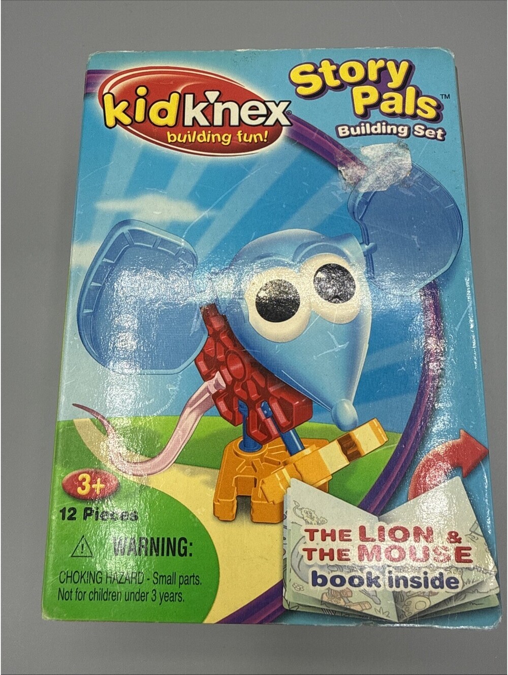 Kid K'nex Story Pals Building Set The Lion and the Mouse with Book NOS